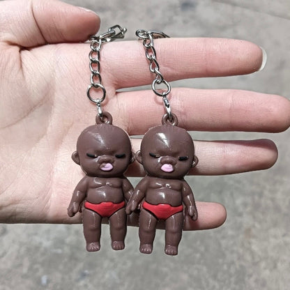 Natasha Baby Mini Charm Keychain