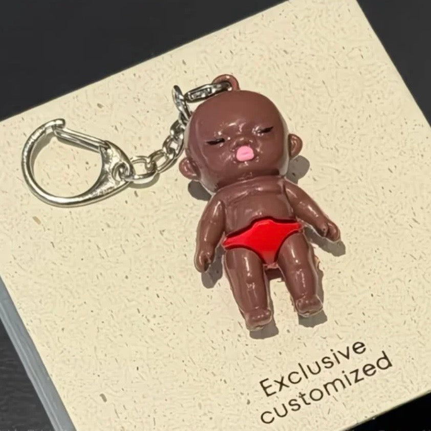 Natasha Baby Mini Charm Keychain