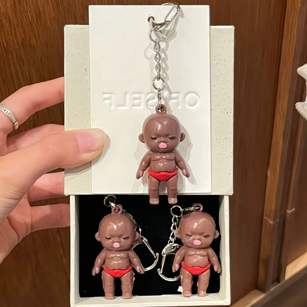 Natasha Baby Mini Charm Keychain