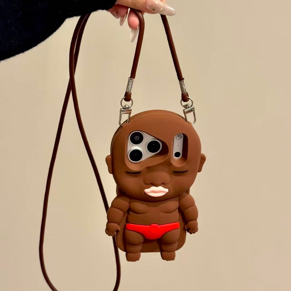 Natasha iPhone Case with Detachable Crossbody Strap