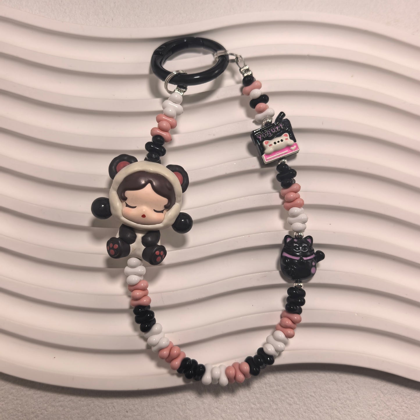 Phone Charm | Pop Bean Alloy Bead Chain Hug Series Pop Mart Figures