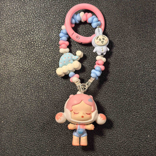 Bracelet Charm | Pop Bean Beaded Chain Pop Mart SKULLPANDA DIMOO MOLLY Figures