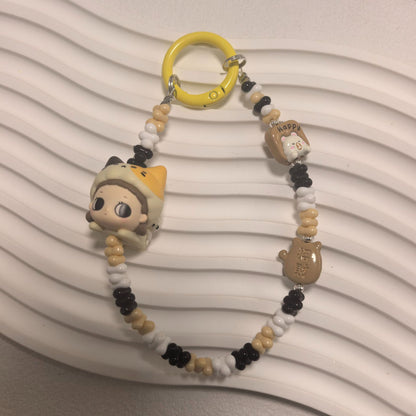 Phone Charm | Pop Bean Alloy Bead Chain Hug Series Pop Mart Figures