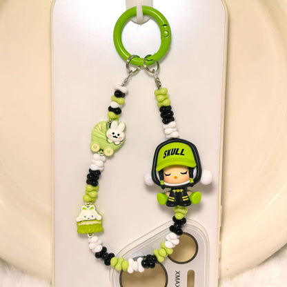 Phone Charm | Pop Bean Alloy Bead Chain Hug Series Pop Mart Figures