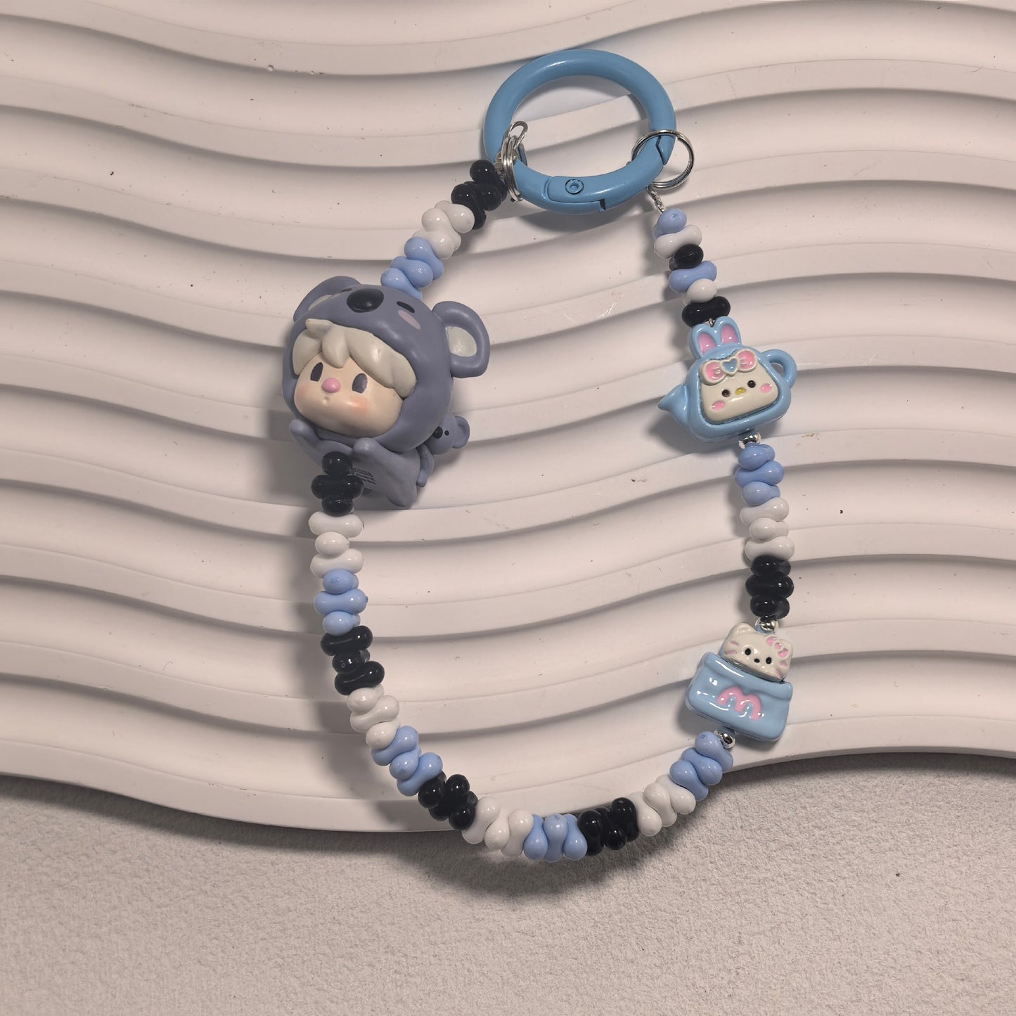 Phone Charm | Pop Bean Alloy Bead Chain Hug Series Pop Mart Figures