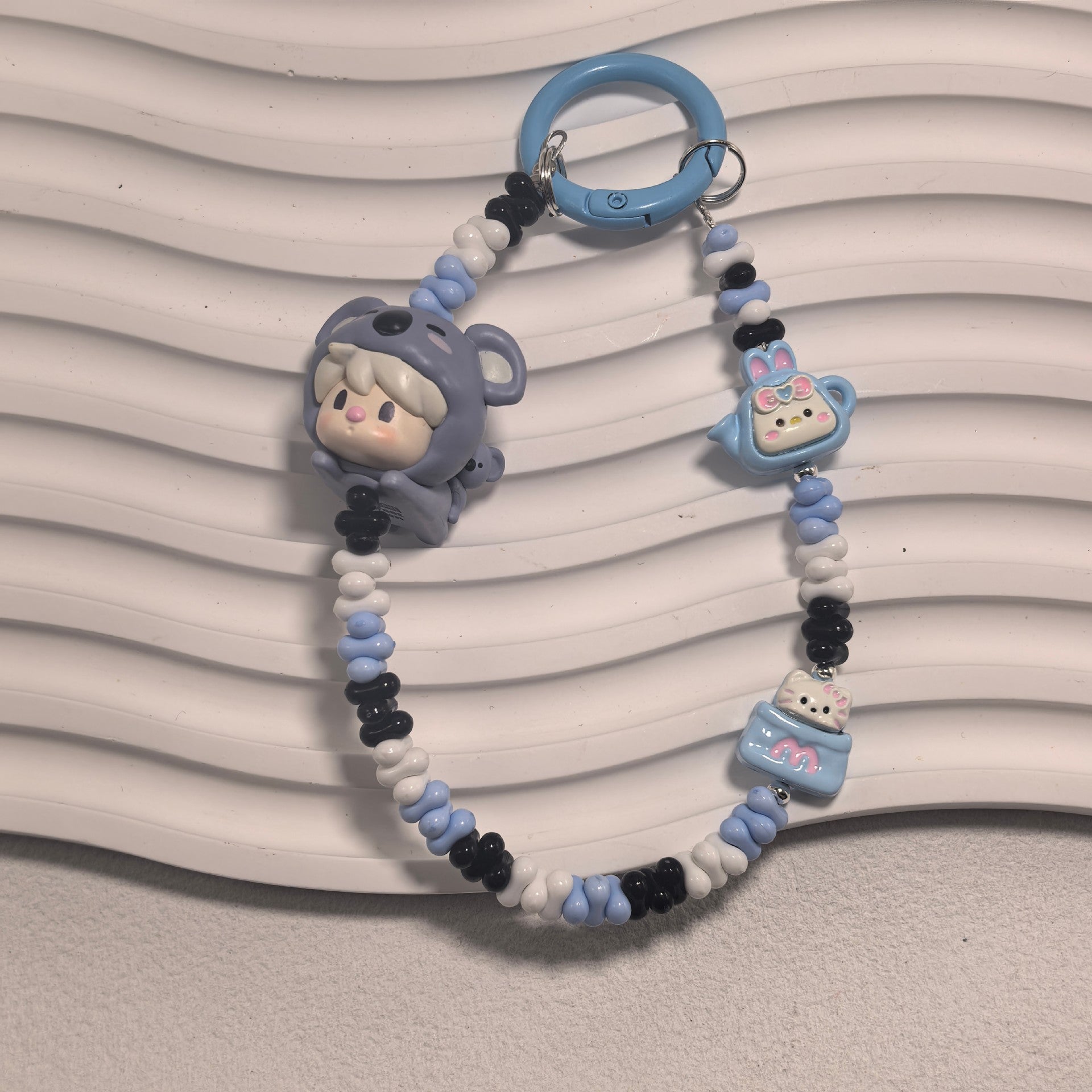 Phone Charm | Pop Bean Alloy Bead Chain Hug Series Pop Mart Figures