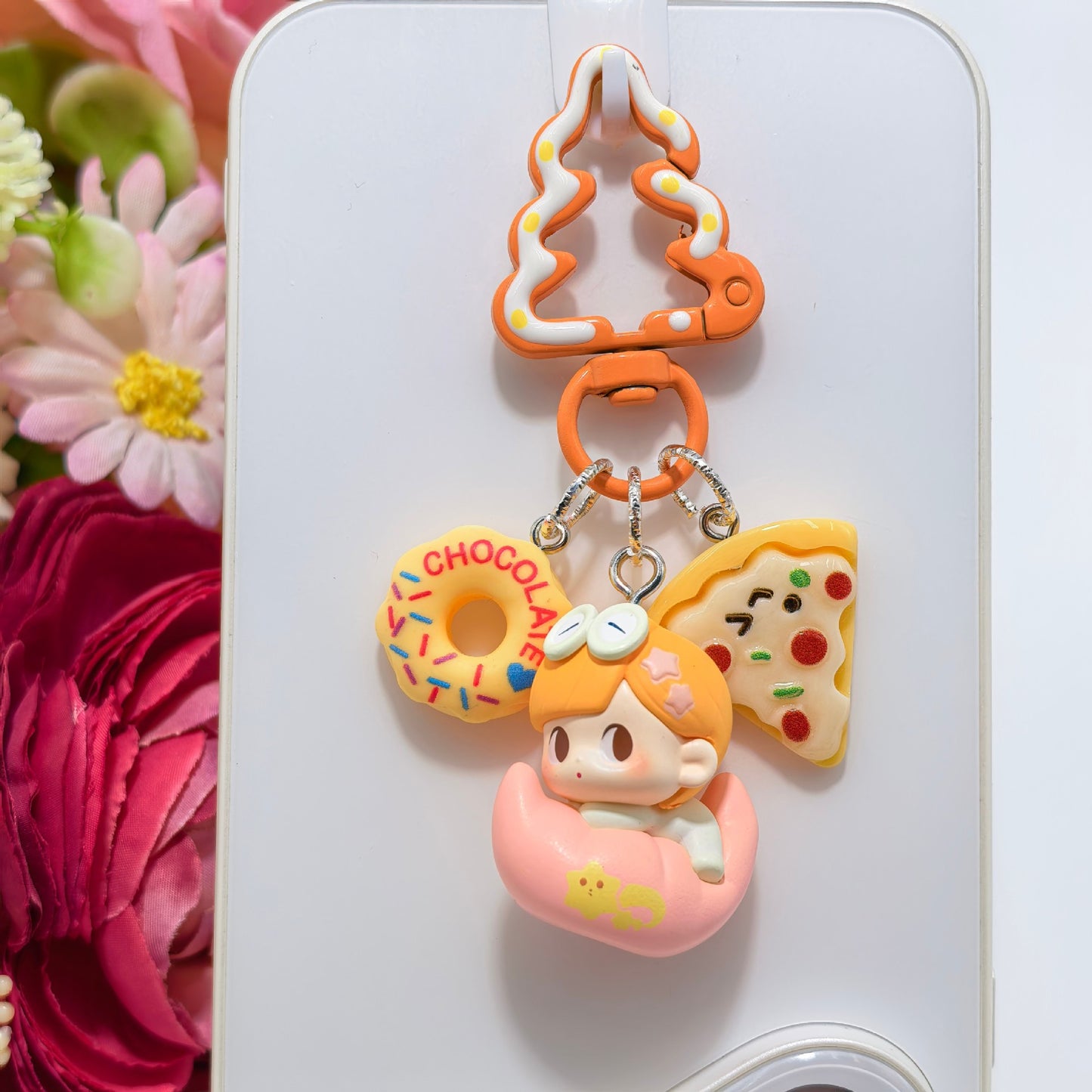 Phone Charm | Pop Bean Good Night Starry Sky Resin Pendant