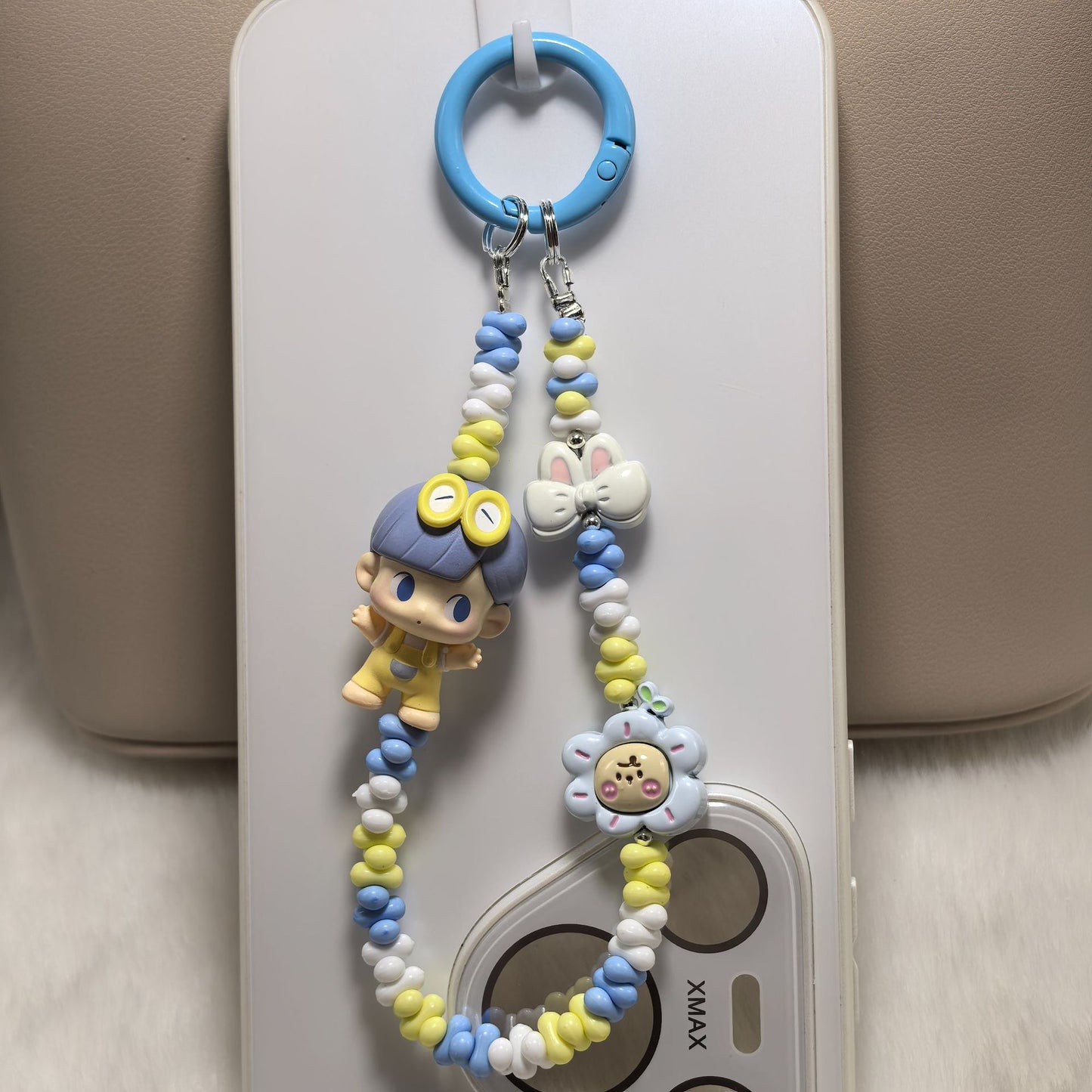 Phone Charm | Pop Bean Alloy Bead Chain Hug Series Pop Mart Figures