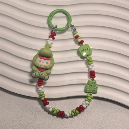 Phone Charm | Pop Bean Alloy Bead Chain Hug Series Pop Mart Figures