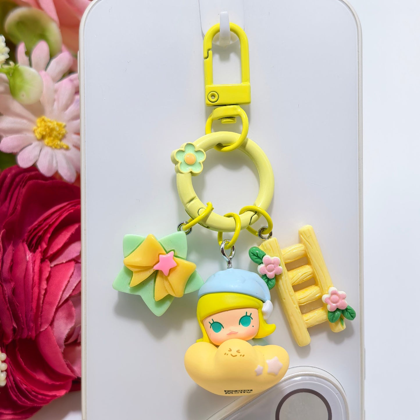 Phone Charm | Pop Bean Good Night Starry Sky Resin Pendant