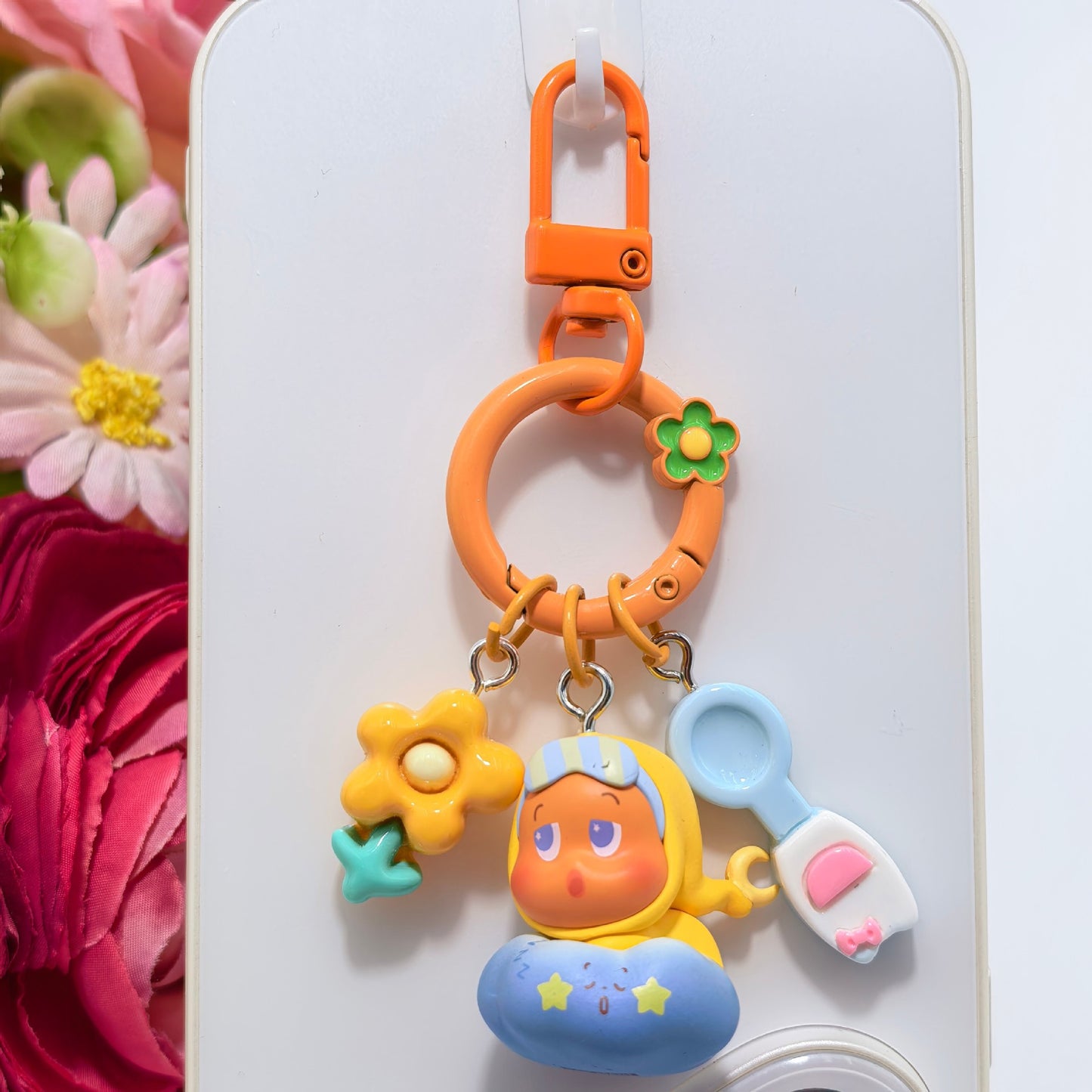 Phone Charm | Pop Bean Good Night Starry Sky Resin Pendant