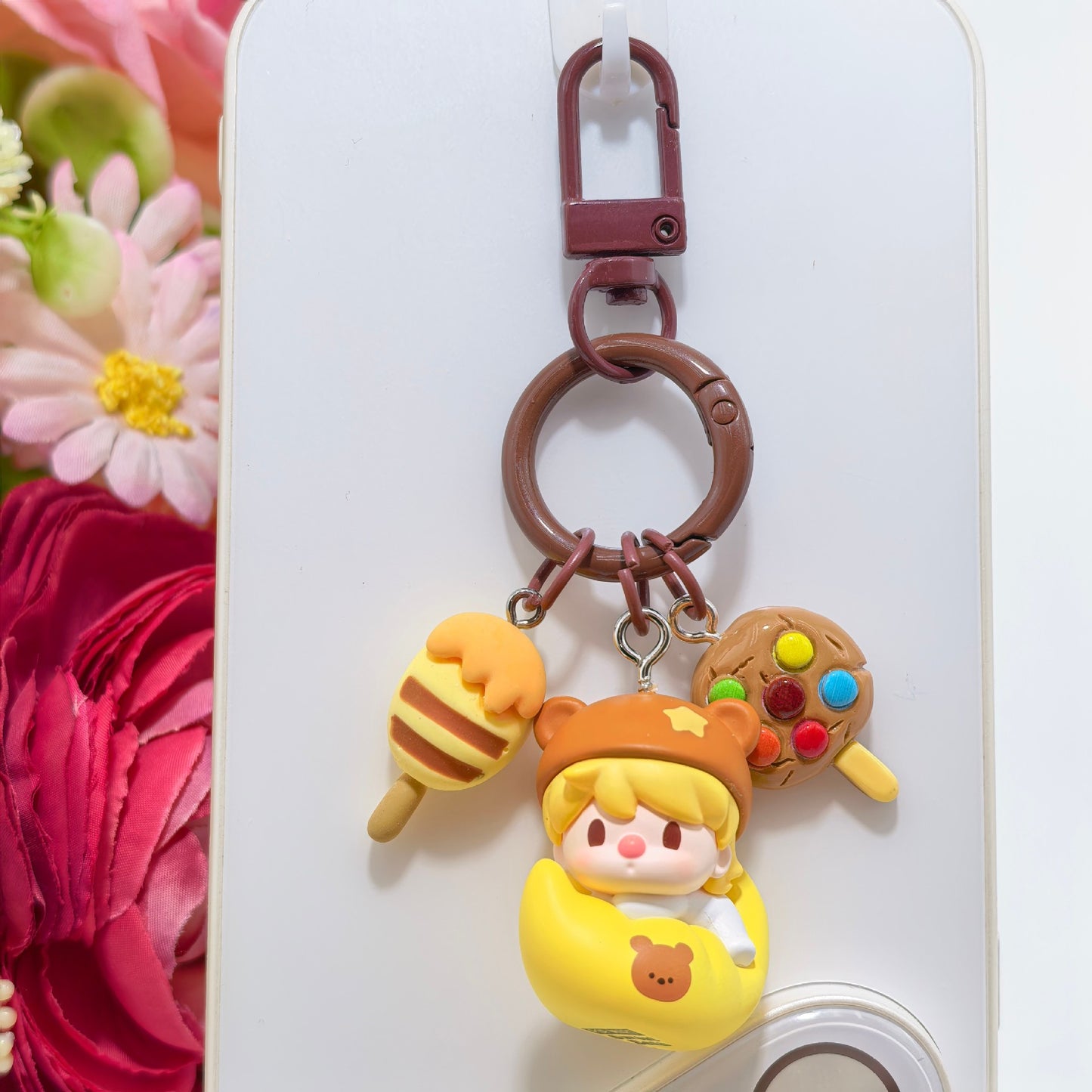 Phone Charm | Pop Bean Good Night Starry Sky Resin Pendant