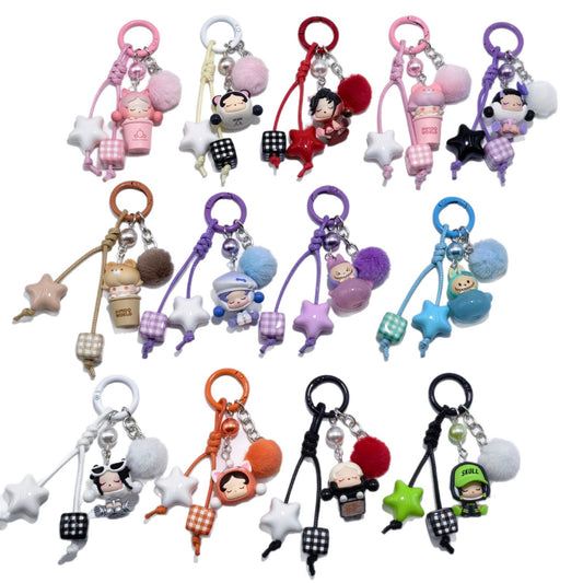 Phone Charm | City Limited Pop Beans Braided Pom-Pom Pendant