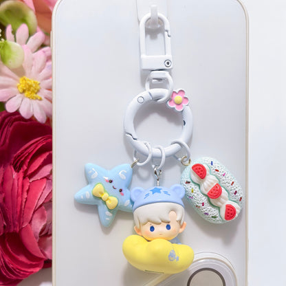 Phone Charm | Pop Bean Good Night Starry Sky Resin Pendant