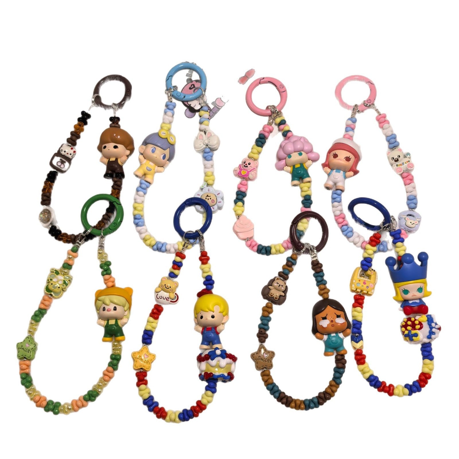 Phone Charm | Pop Bean Alloy Bead Chain Hug Series Pop Mart Figures