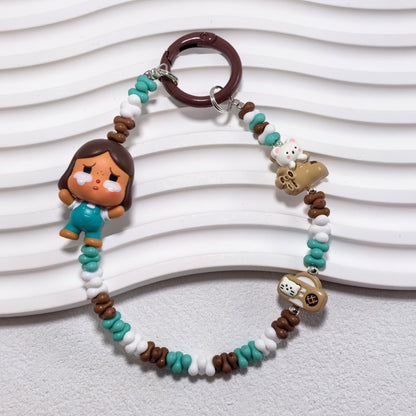 Phone Charm | Pop Bean Alloy Bead Chain Hug Series Pop Mart Figures