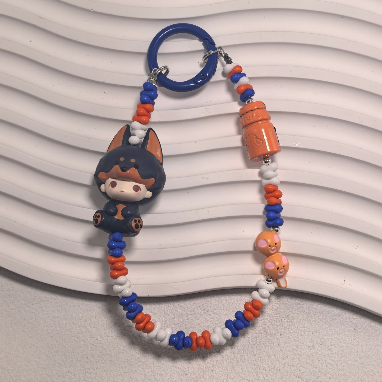 Phone Charm | Pop Bean Alloy Bead Chain Hug Series Pop Mart Figures