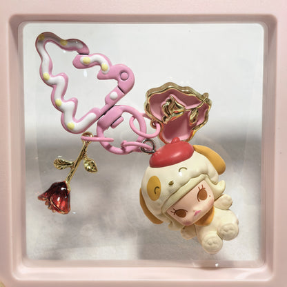 Pop Bean Pajama Party Phone Charm - Big Eared Dog Hook