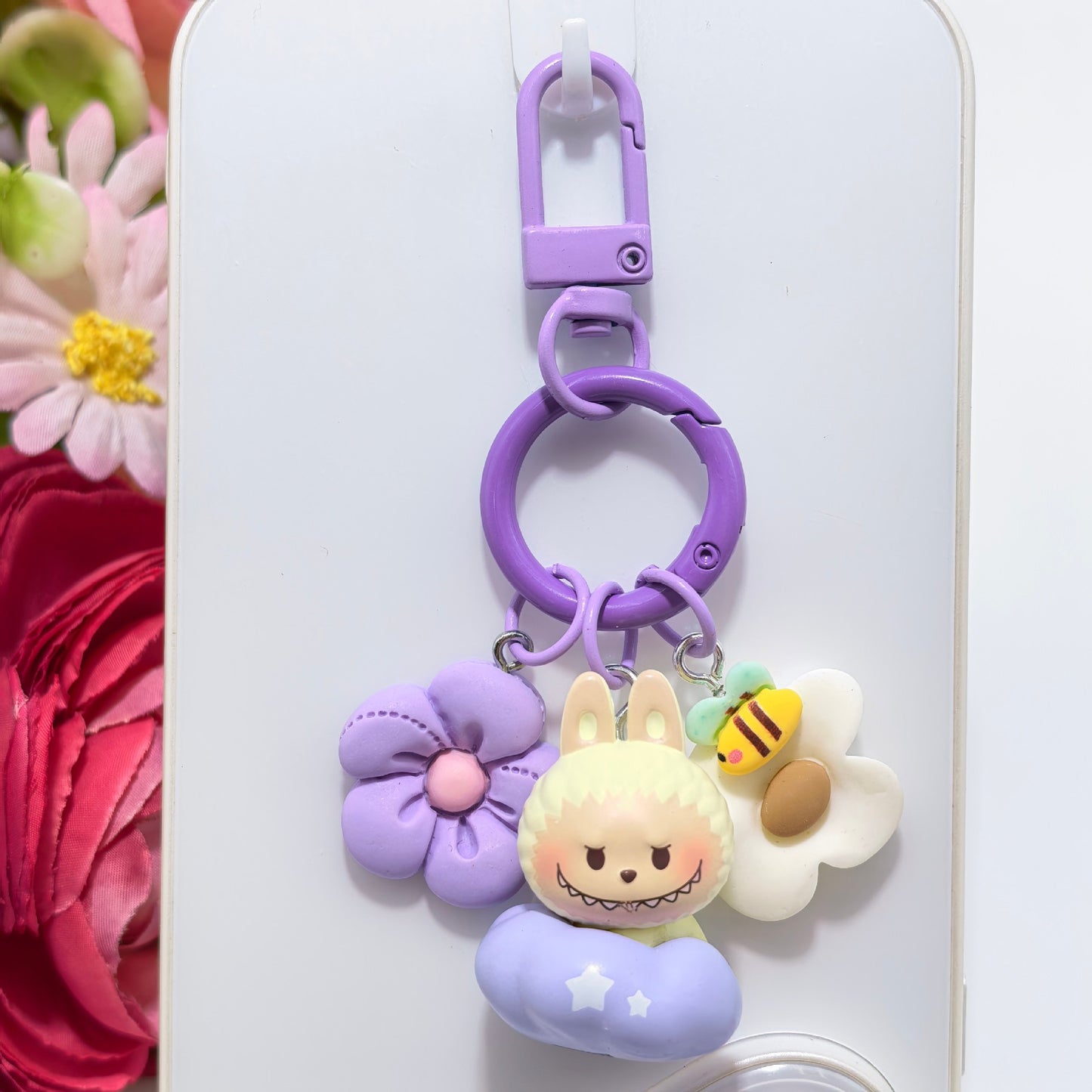 Phone Charm | Pop Bean Good Night Starry Sky Resin Pendant