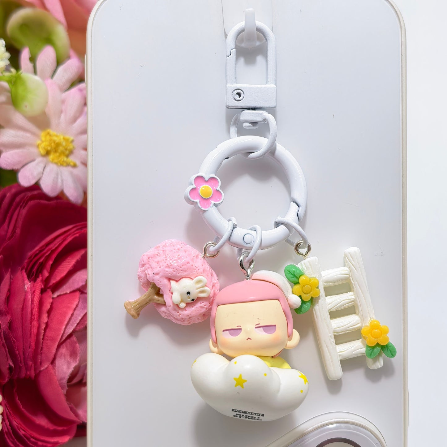 Phone Charm | Pop Bean Good Night Starry Sky Resin Pendant