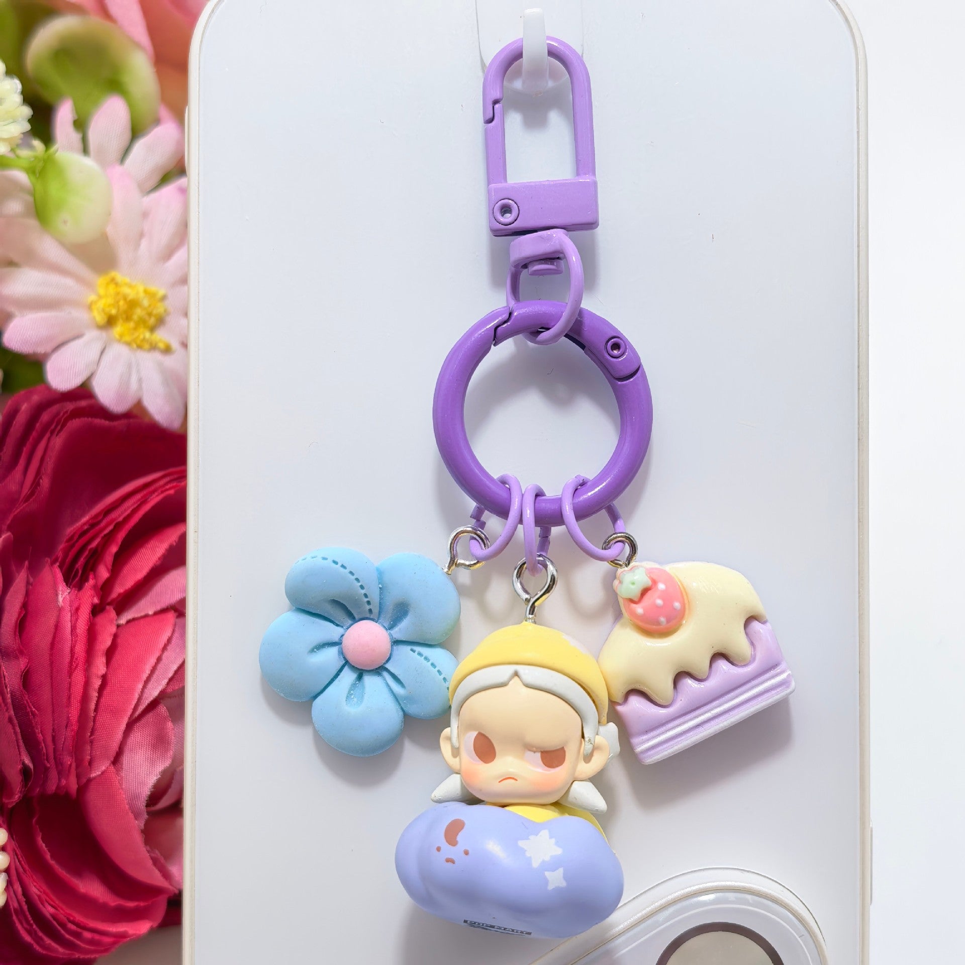 Phone Charm | Pop Bean Good Night Starry Sky Resin Pendant