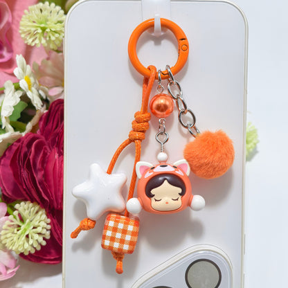 Phone Charm | City Limited Pop Beans Braided Pom-Pom Pendant