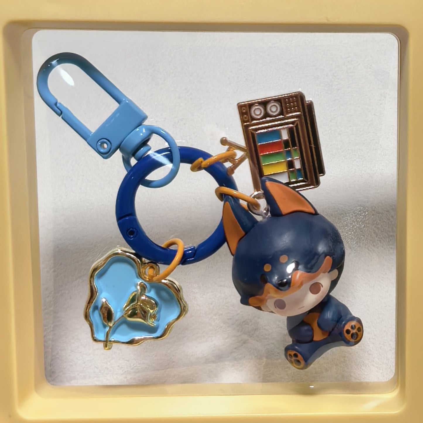Pop Bean Pajama Party Phone Charm - Du Bin Sits Down