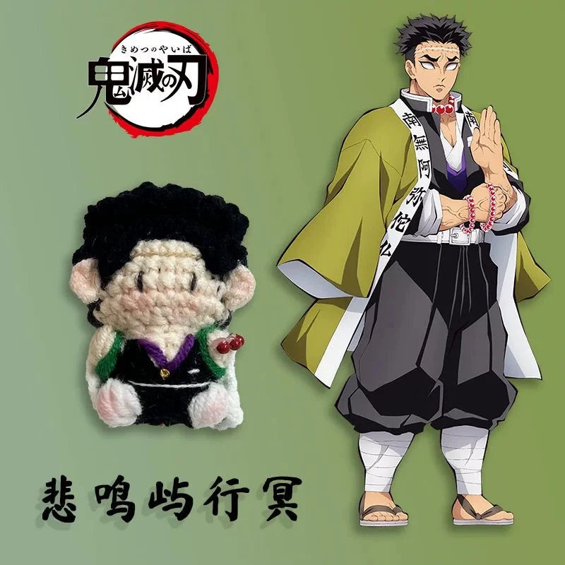 Art Toy Familia - Demon Slayer Crochet Doll, Kimetsu No Yaiba Plush Keychain, Chibi Amigurumi Doll Gift, C013 Himejima Gyoumei