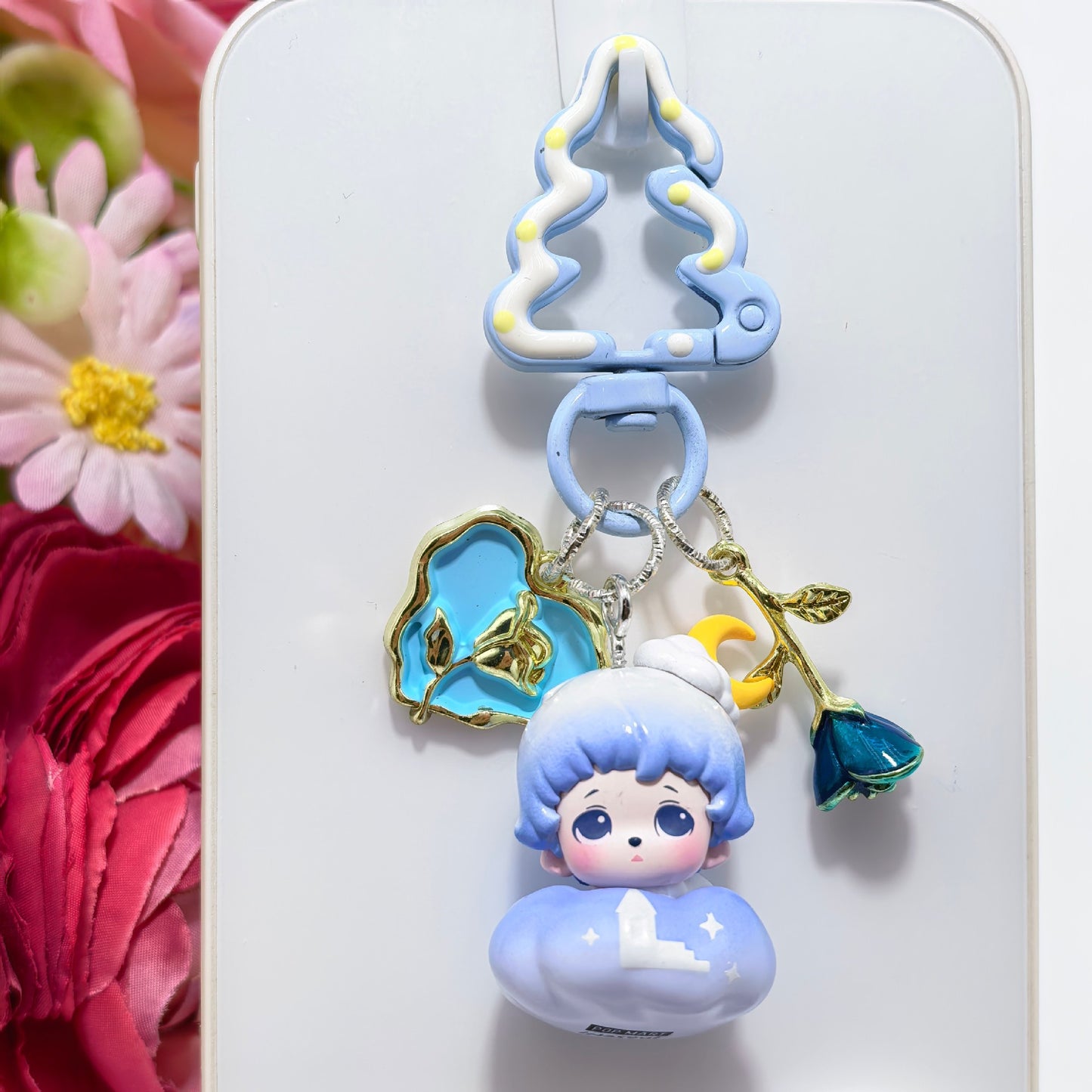 Phone Charm | Pop Bean Good Night Starry Sky Resin Pendant