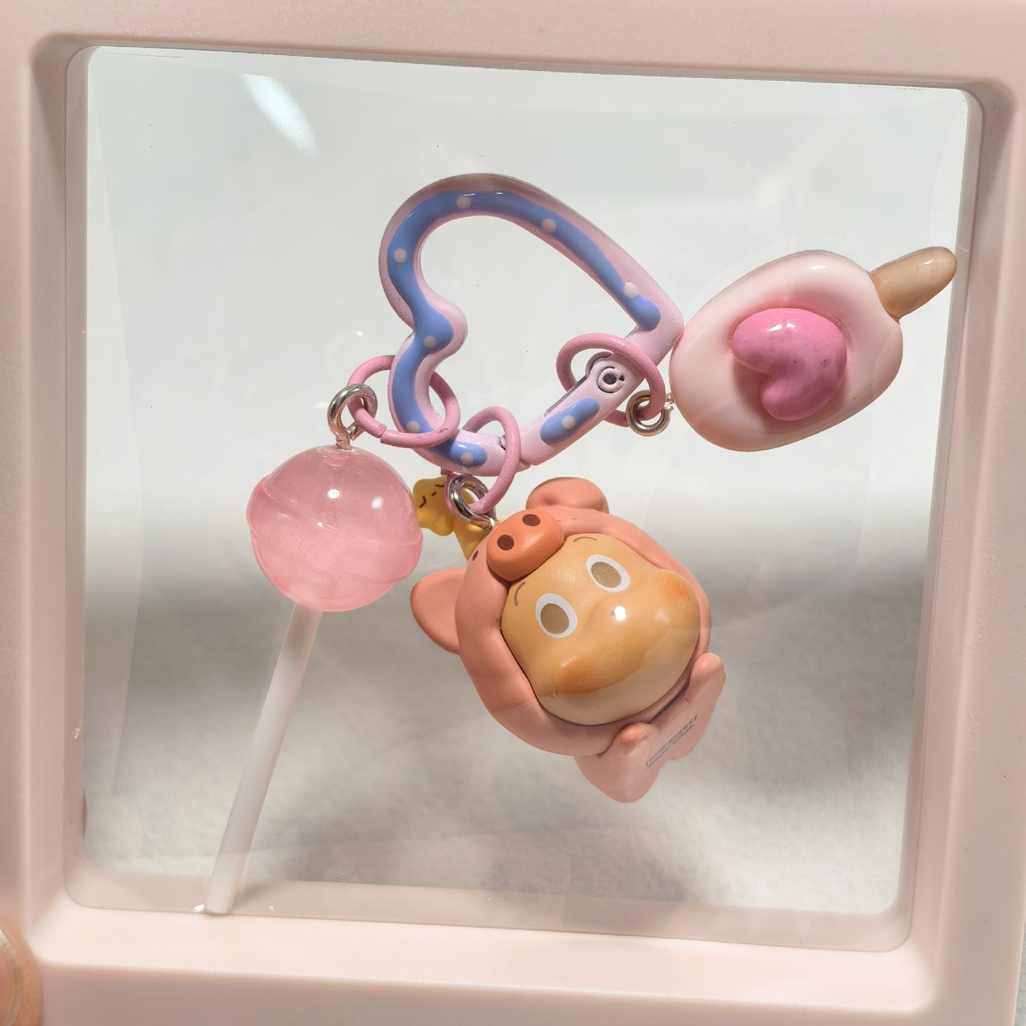 Pop Bean Pajama Party Phone Charm - Little Piggy