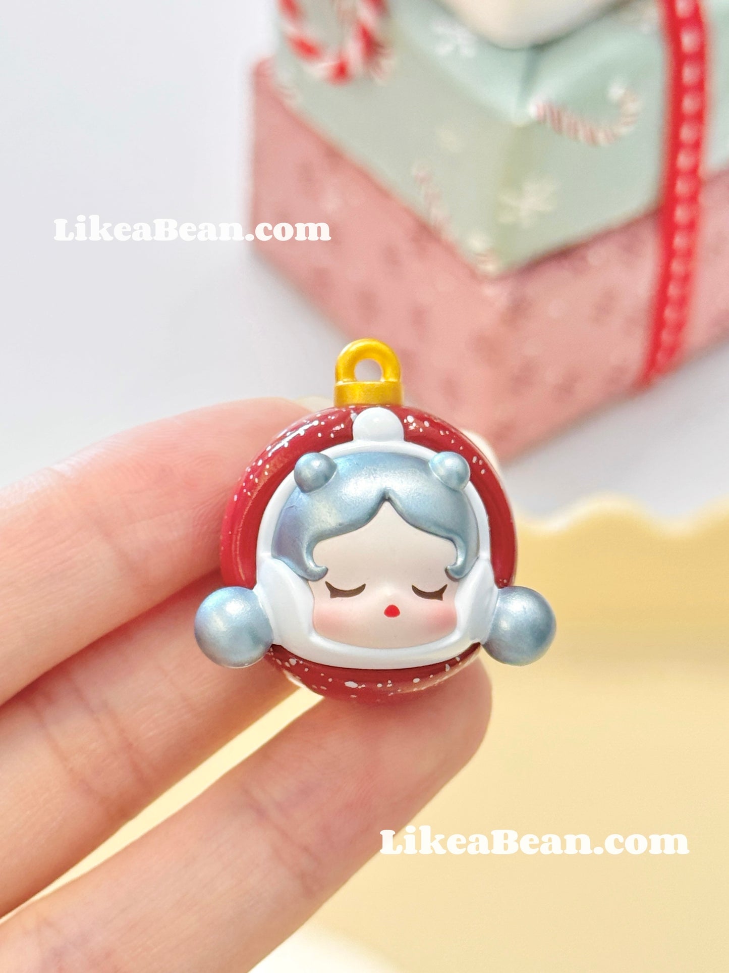 Pop Bean Christmas Ornament Ball Series - Skullpanda Christmas Red