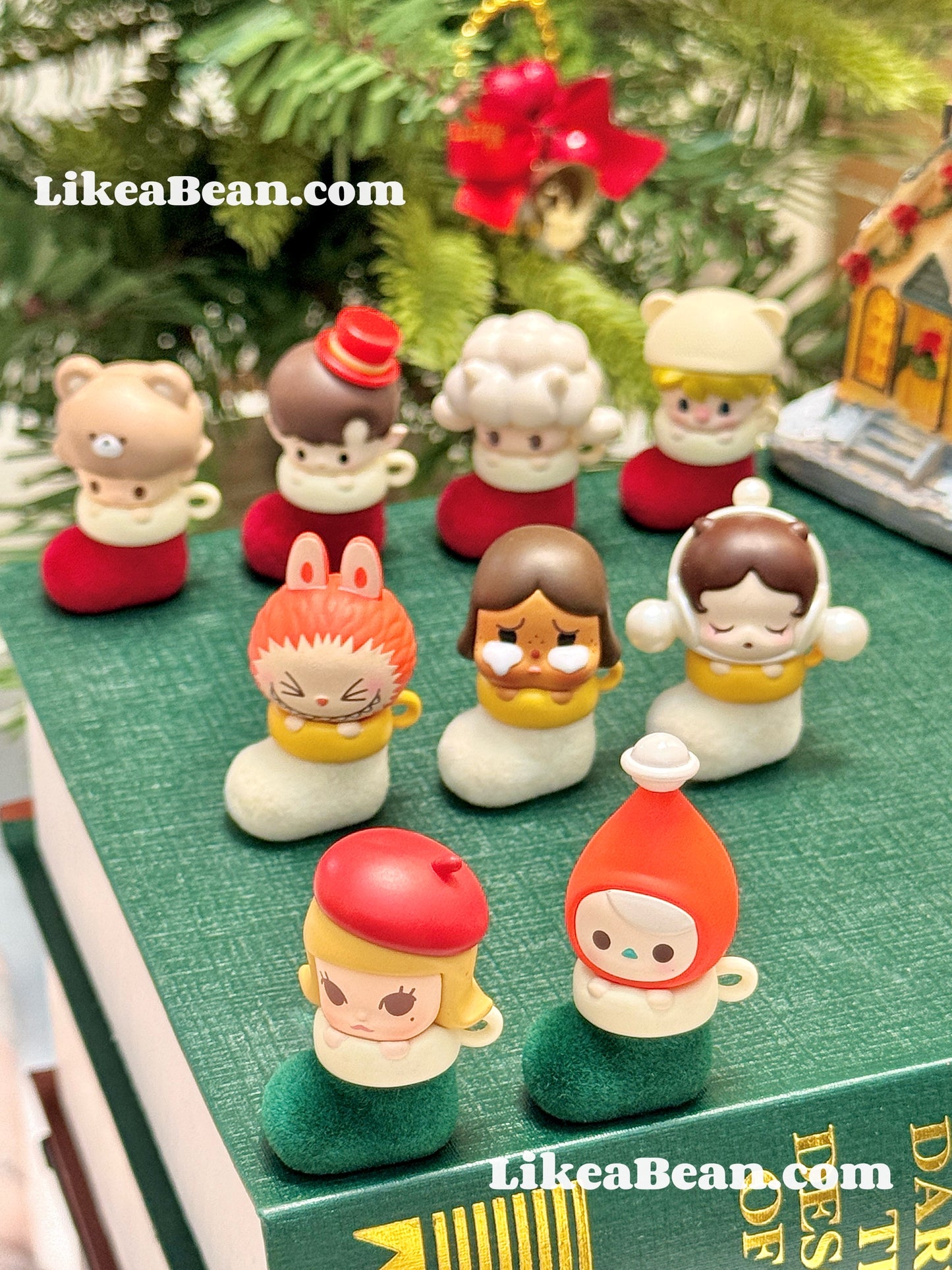 Pop Bean Christmas Sock Series - Set of 9 beans