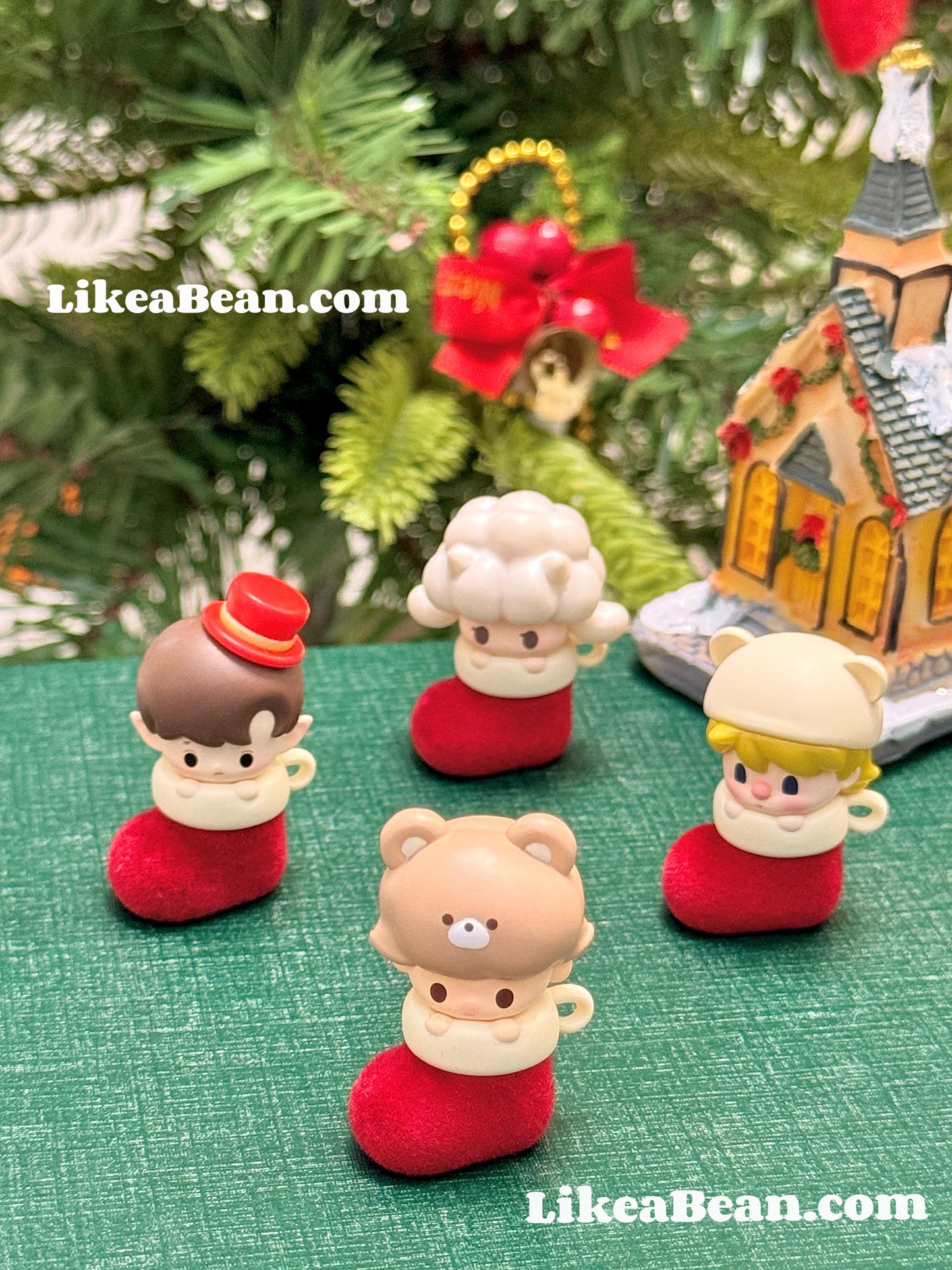 Pop Bean Christmas Sock Series - Set of 9 beans