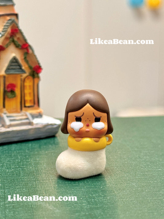 Pop Bean Christmas Sock Series - Crybaby