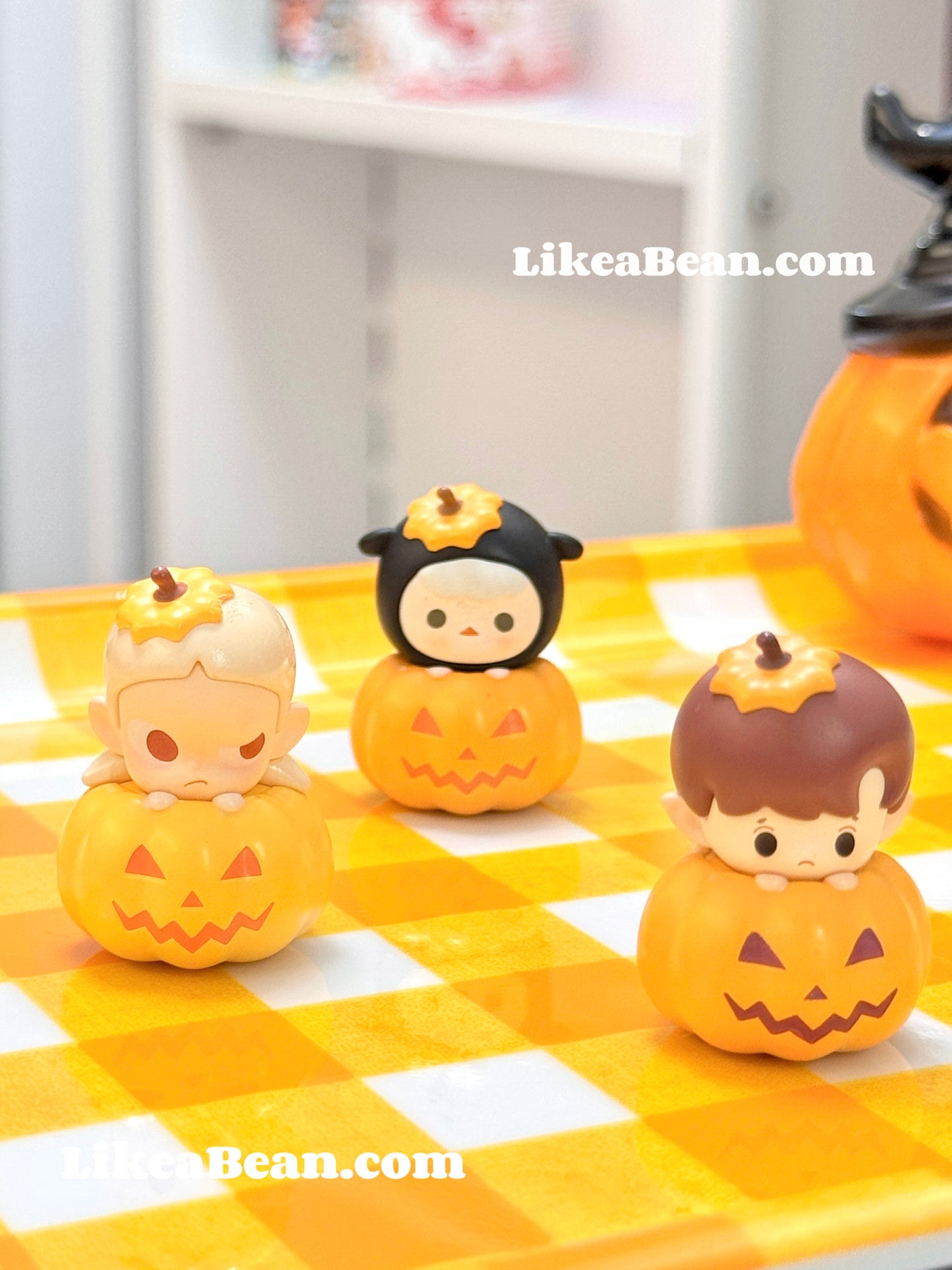 Pop Bean Halloween Pumpkin Series - Set of 8 beans