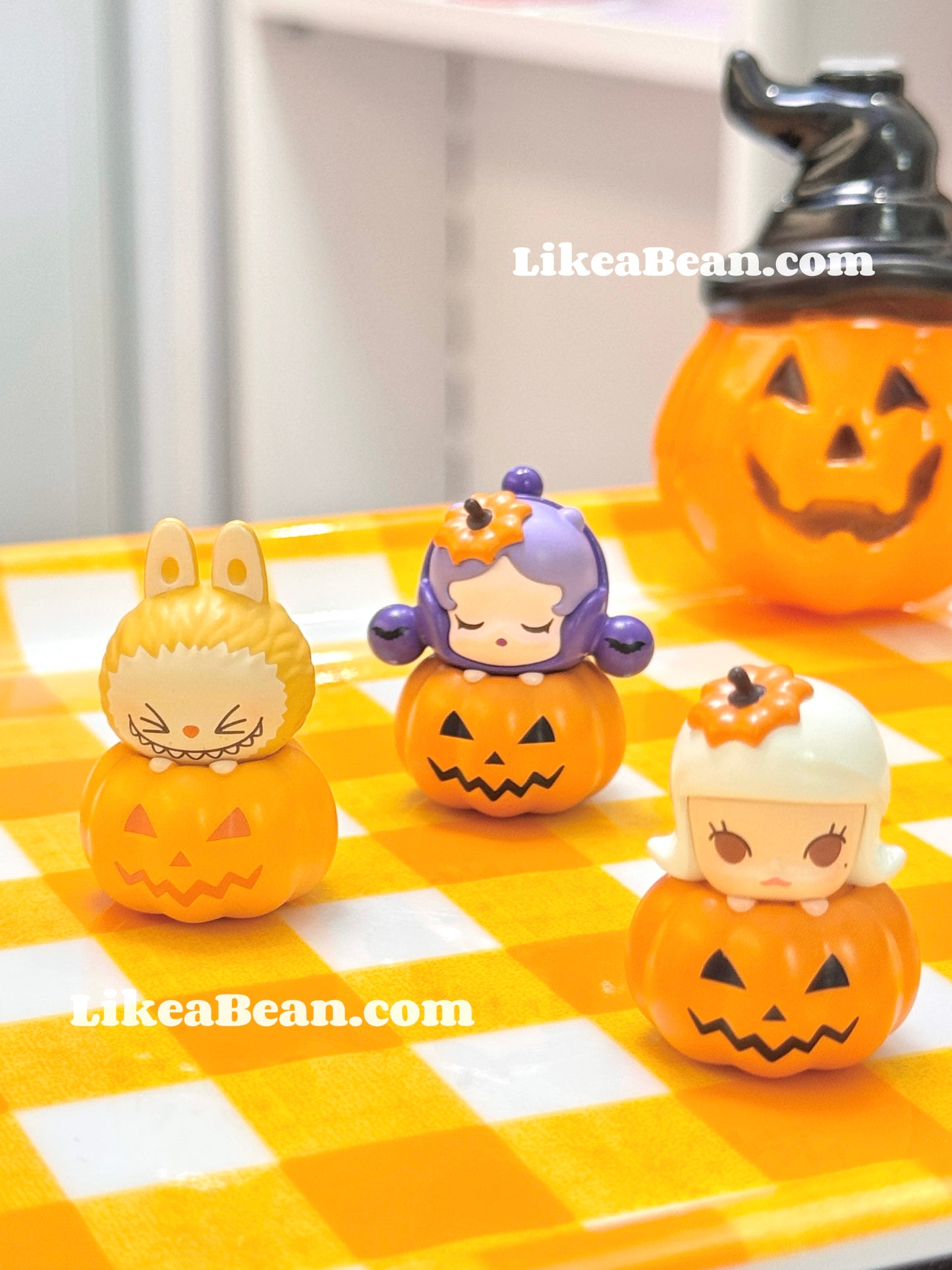 Pop Bean Halloween Pumpkin Series - Set of 8 beans
