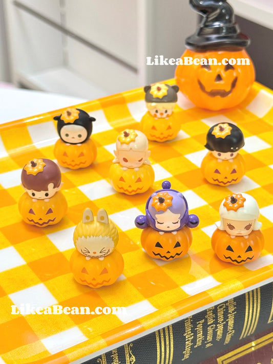 Pop Bean Halloween Pumpkin Series - Set of 8 beans
