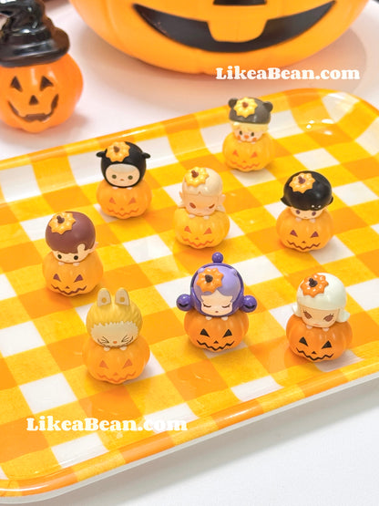 Pop Bean Halloween Pumpkin Series - Set of 8 beans
