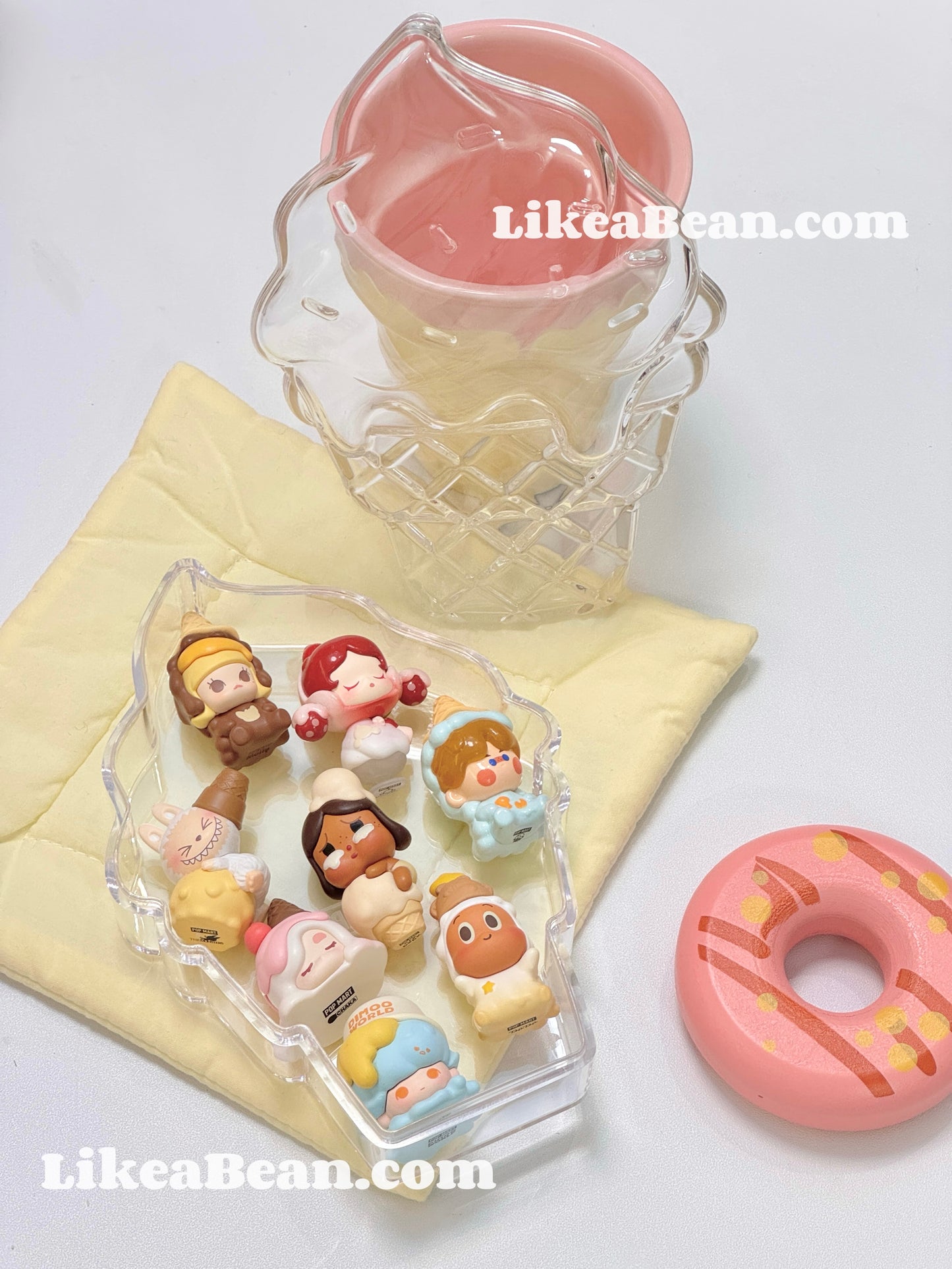 Pop Bean Ice Cream Series (Melted Ice Cream) - Set of 8 beans