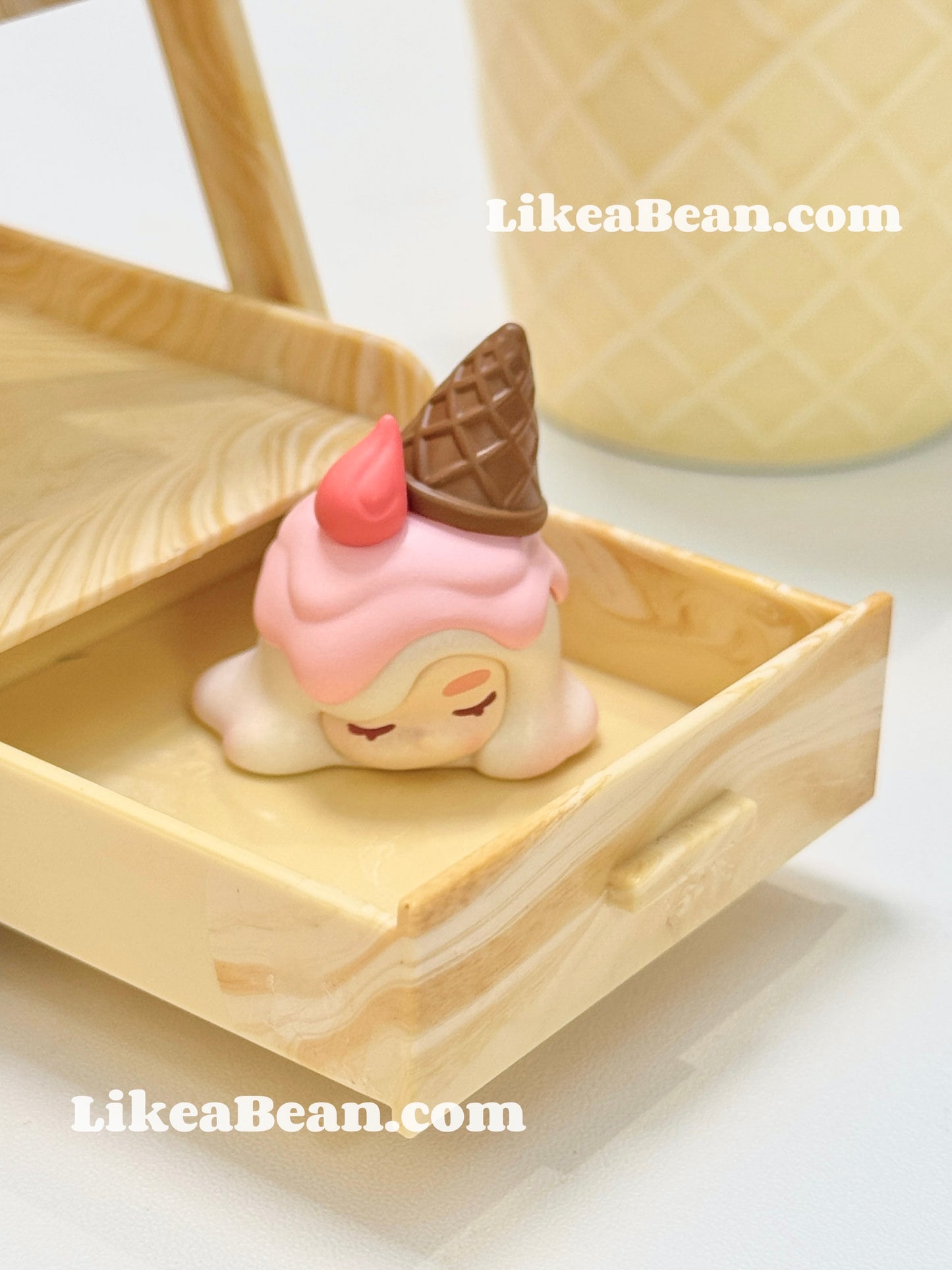 Pop Bean Ice Cream Series (Melted Ice Cream) - Chaka Runaway Peaches