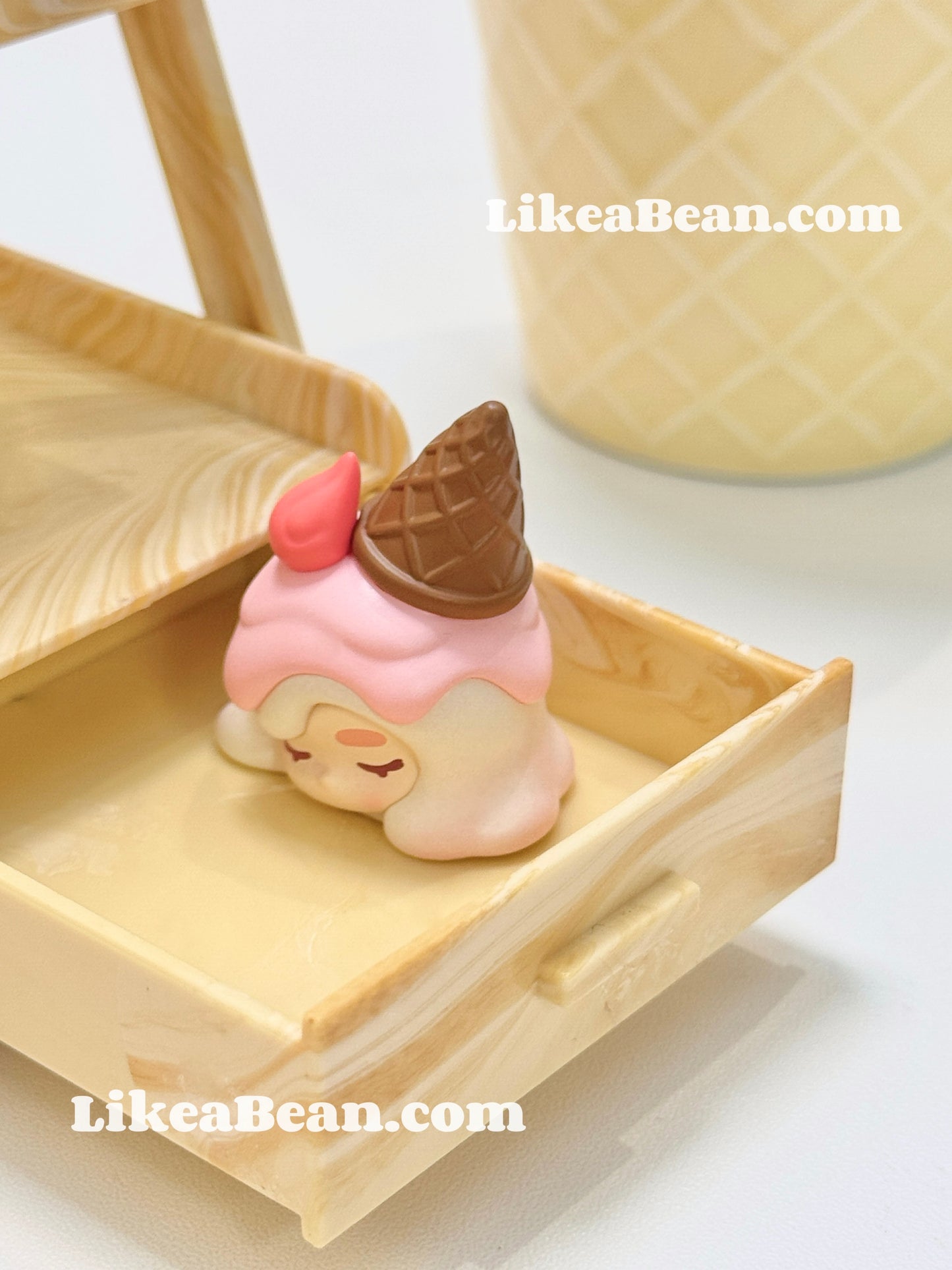 Pop Bean Ice Cream Series (Melted Ice Cream) - Chaka Runaway Peaches