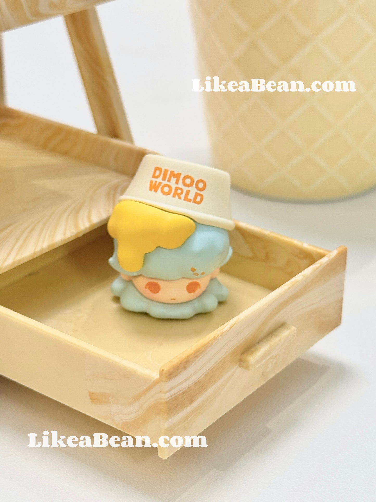 Pop Bean Ice Cream Series (Melted Ice Cream) - Dimoo Sea Salt Cheese Bowl