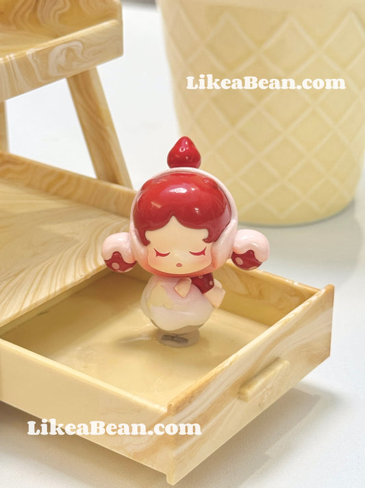 Pop Bean Ice Cream Series (Melted Ice Cream) - Skullpanda Snow Top Strawberry