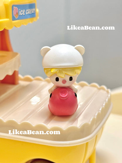 Pop Bean Lucky Charm Series - Sweet Bean Joyful Red