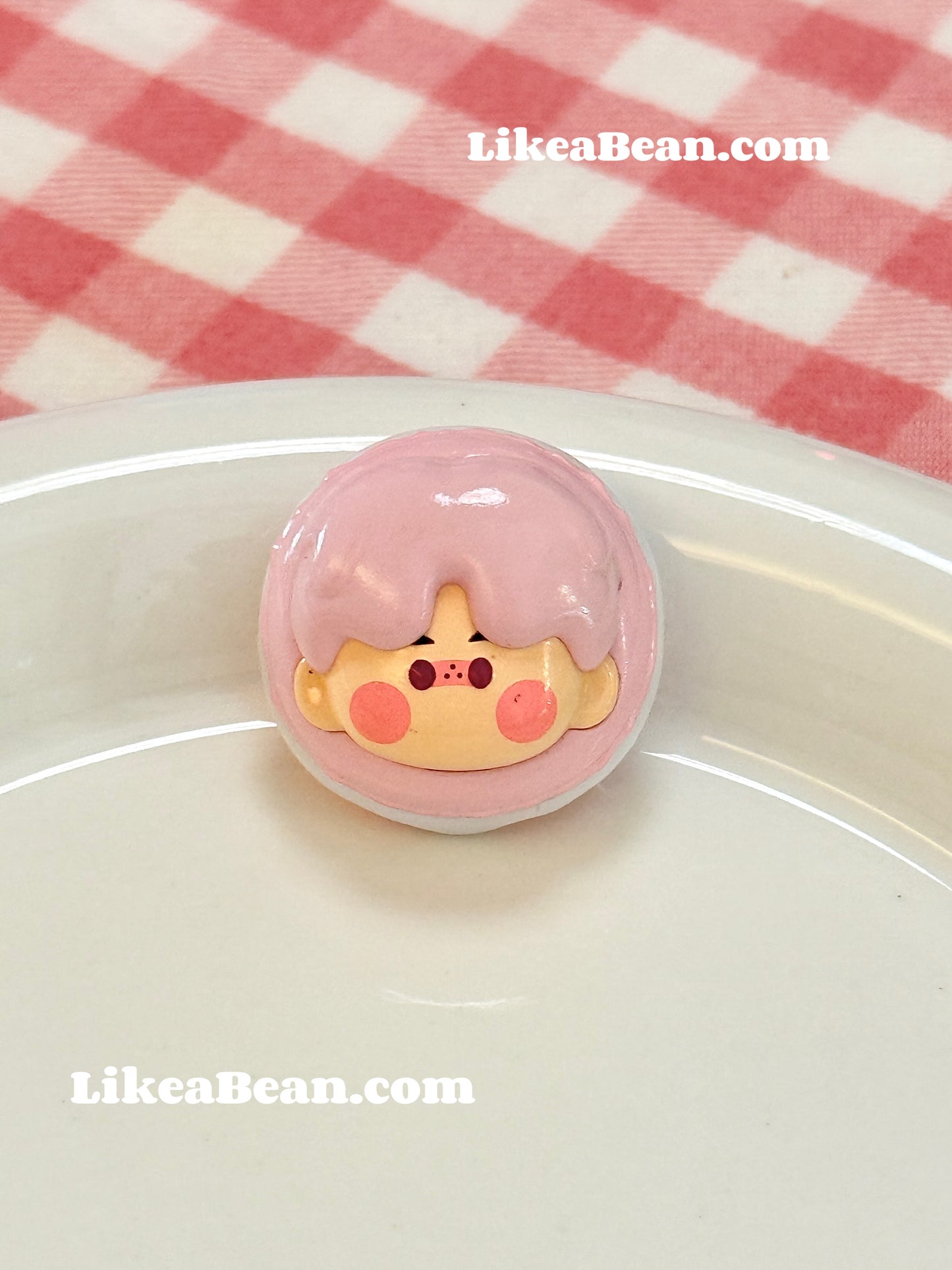 Pop Bean Macaron Dessert Series - Pino Jelly Litchi