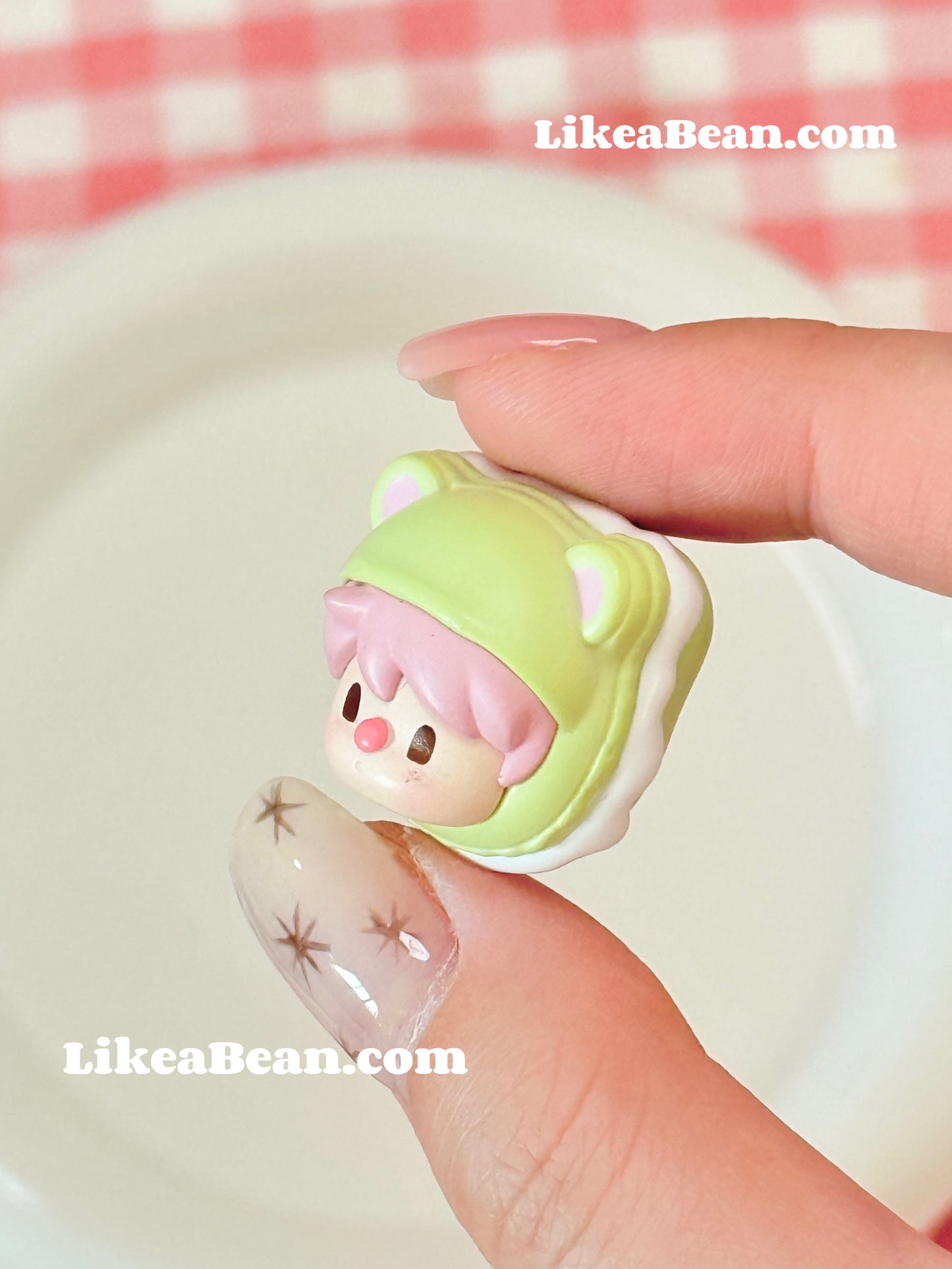 Pop Bean Macaron Dessert Series - Sweet Bean Pistachio