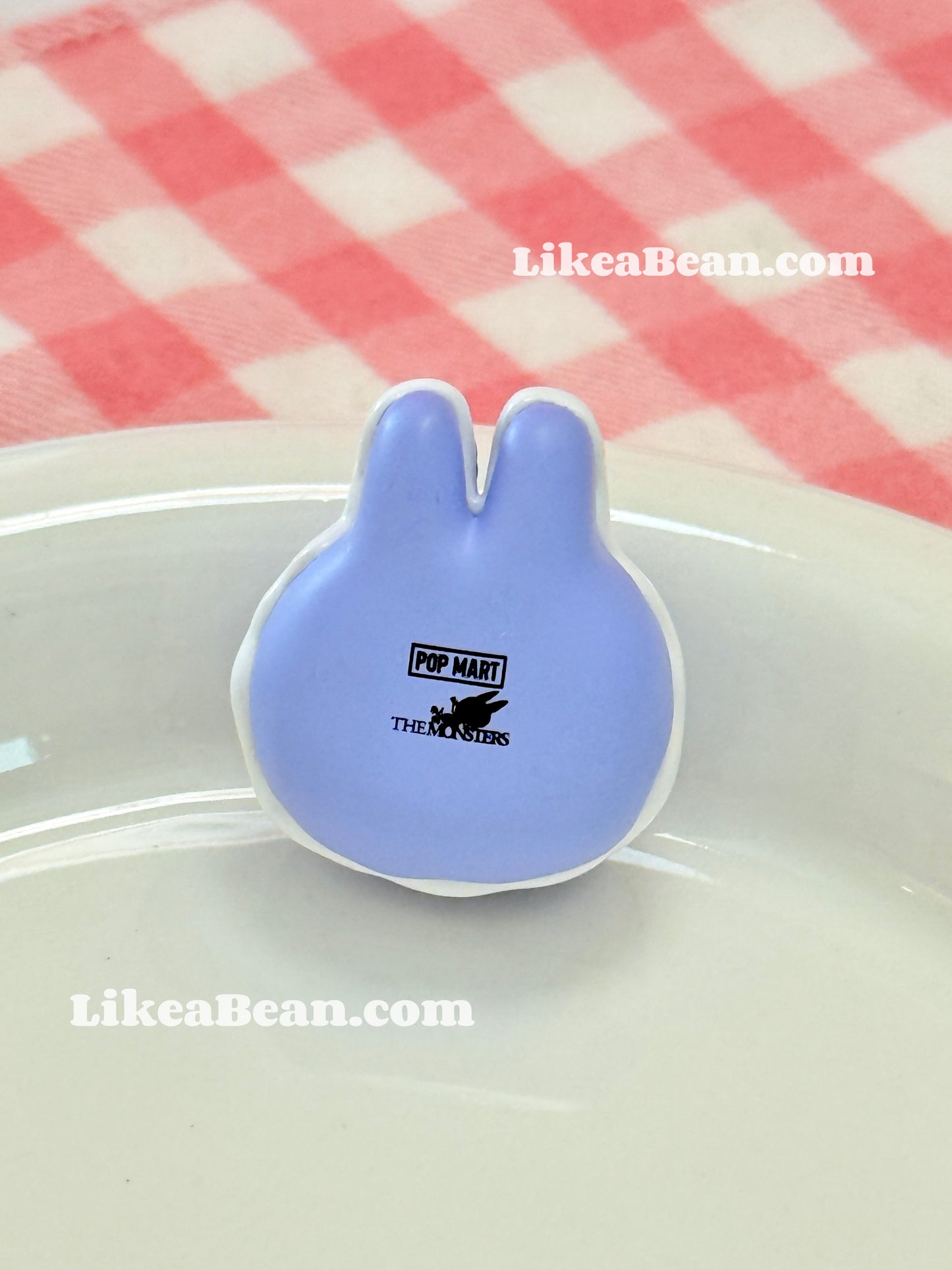 Pop Bean Macaron Dessert Series - Labubu Blueberry Pudding