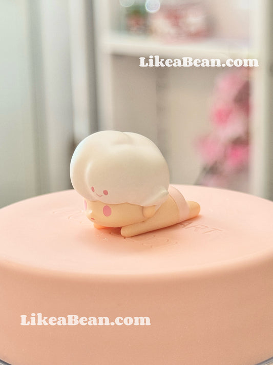 Pop Bean Sakura Lying Series - Dimoo First Sakura