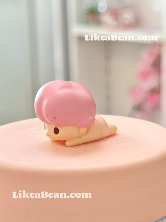 Pop Bean Sakura Lying Series - Dimoo Sakura Bloom