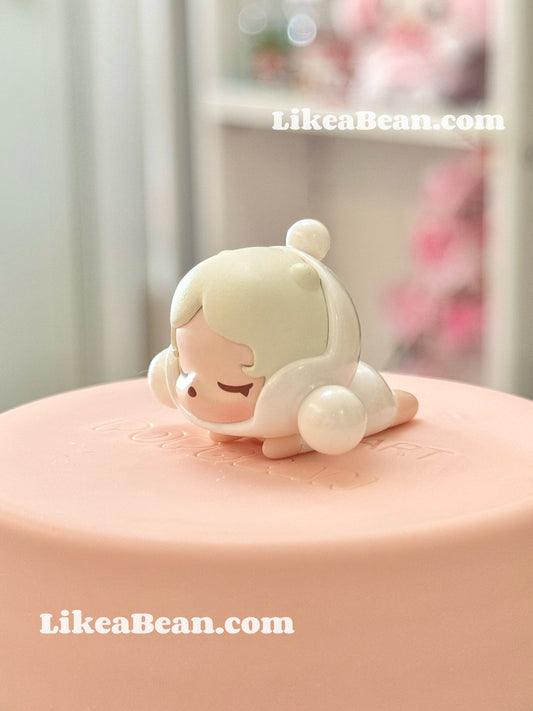 Pop Bean Sakura Lying Series - Skullpanda White Sakura